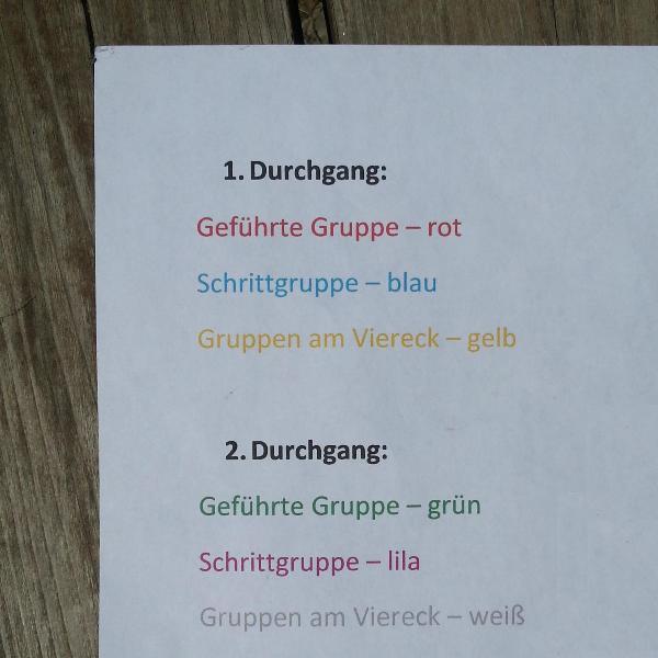 Verschiedene Gruppen...