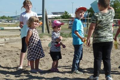 ..auch die Kleinsten waren dabei..